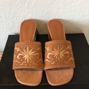 Bernardo | Embroidered Heeled Sandal